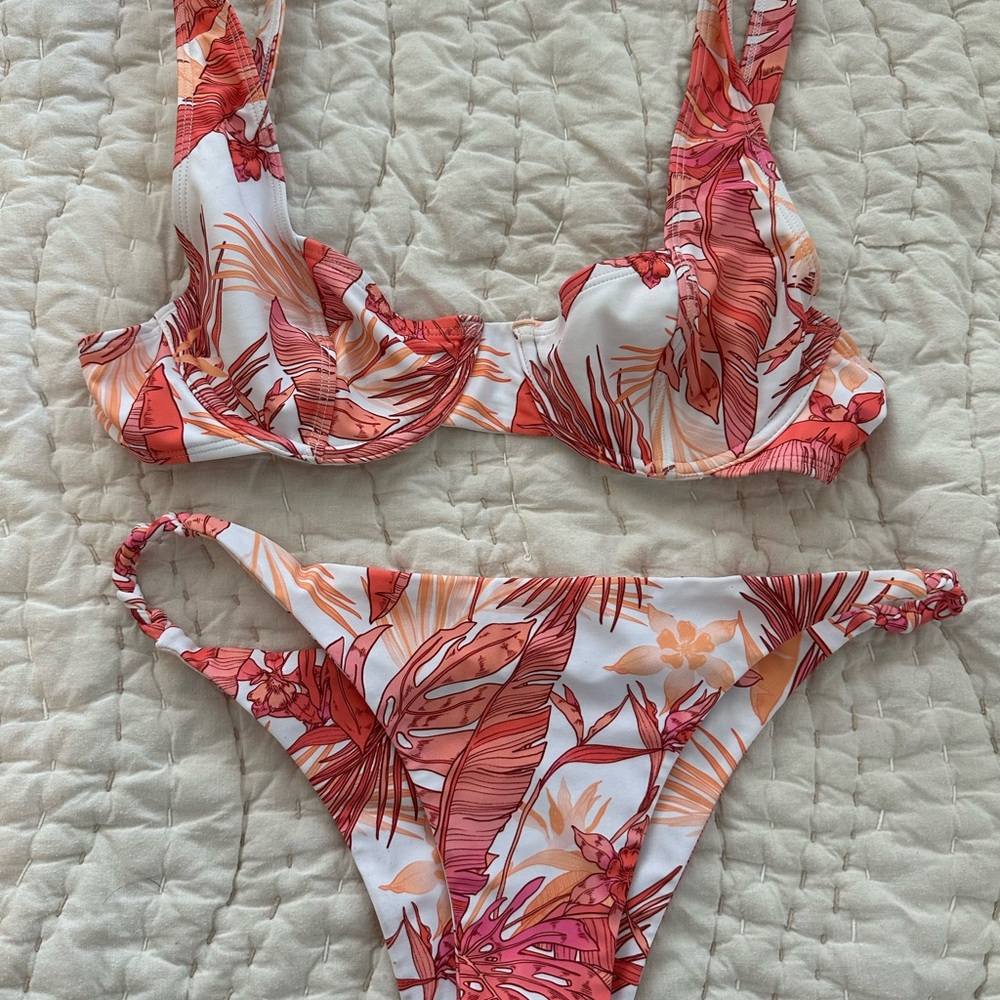 Tropical Print Bikini Set Kulani Kinis